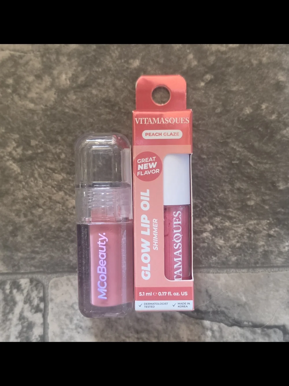 Vitamasques Glow Lip Oil Shimmer & Mco Beauty Hit Lip Plump BNIB